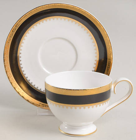 Footed Cup & Saucer Set