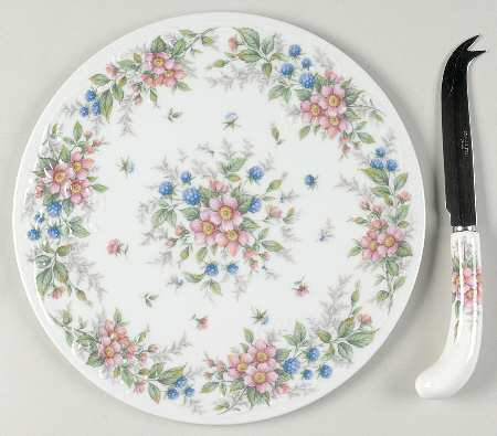 Amy 2 Piece Cheese Dish and Knife Set