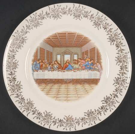 Lord's Supper Luncheon Plate