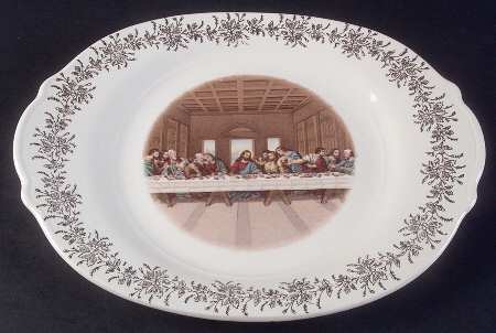 Lord's Supper 11" Oval Serving Platter