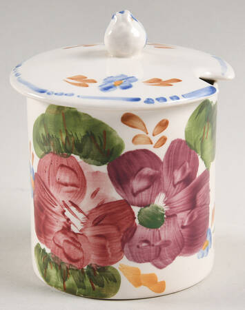 Belle Fiore Mustard Jar & Lid