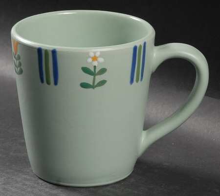 Flora Green Mug