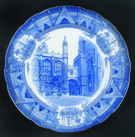 University of Chicago Blue Dinner Plate