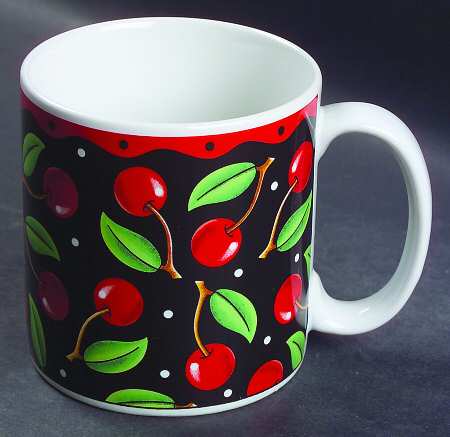 Cherries (Decorated Verge) Mug