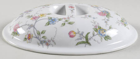 Corona (Green Trim) Lid for 2 Quart Oval Covered Casserole
