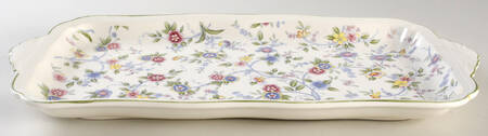 Corona (Green Trim) 15" Rectangular Tray