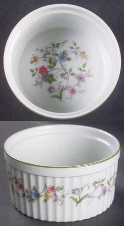 Corona (Green Trim) Ramekin
