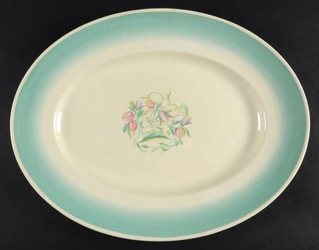 Dresden Spray 15" Oval Serving Platter