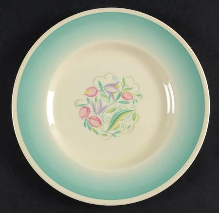 Dresden Spray Luncheon Plate