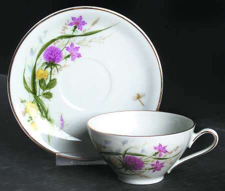 SXO1 Footed Demitasse Cup & Saucer Set