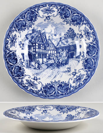Staffordshire Life Large Rim Soup Bowl