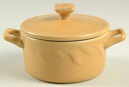 Sorrento Wheat (Gold) Individual Casserole & Lid