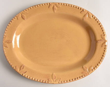 Sorrento Wheat (Gold) 14" Oval Serving Platter