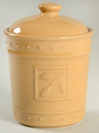Sorrento Wheat (Gold) Small Canister & Lid