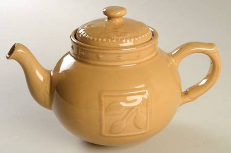 Sorrento Wheat (Gold) Teapot & Lid