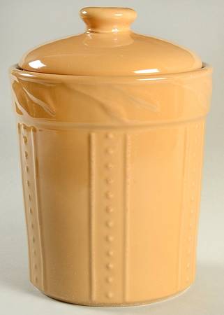 Sorrento Wheat (Gold) Large Canister & Lid
