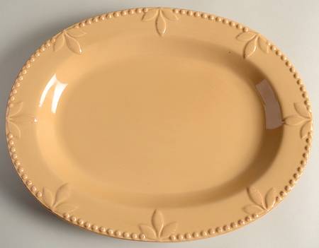 Sorrento Wheat (Gold) 13" Oval Serving Platter
