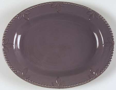 Sorrento Grappa (Plum) 14" Oval Serving Platter