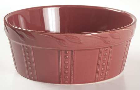 Sorrento Beaujolais (Burgundy) Medium Pet Bowl