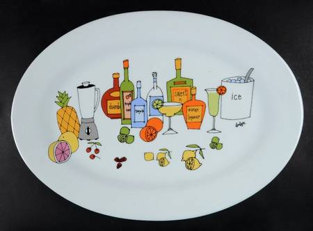 Margarita 18" Oval Serving Platter