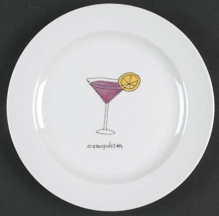 Martini Canape Plate