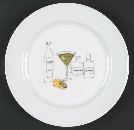 Martini Canape Plate