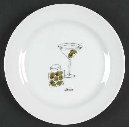 Martini Canape Plate