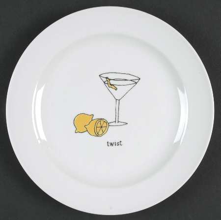 Martini Canape Plate