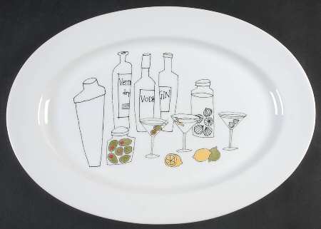 Martini 14" Oval Serving Platter