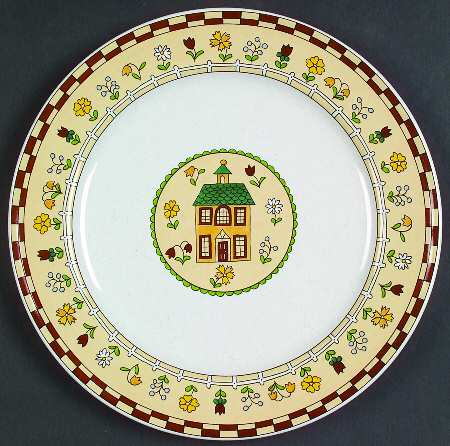 Townhouse Village Salad Plate