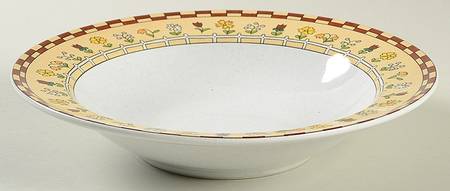 Townhouse Village Rim Soup Bowl