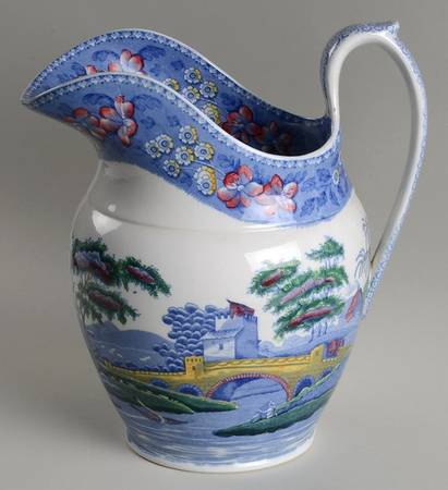 Tower Blue Multicolor 128 Oz Pitcher and Bowl, Pitcher Only
