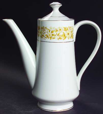 Mayfair (Gold Trim) Coffee Pot & Lid