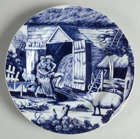 Country Courtship Salad Plate