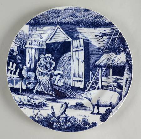 Country Courtship Dinner Plate