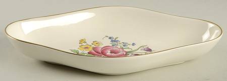 Marlborough Spray (Gold Trim) Pickle Dish