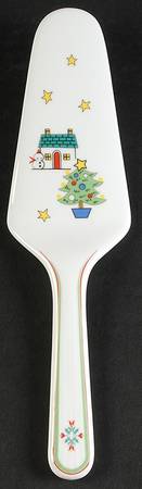 Holiday Charm Solid Ceramic Pie/Cake Server