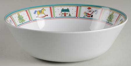 Holiday Charm 9" Round Vegetable Bowl