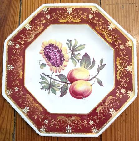 St George Dessert Plates Crimson Dessert/Pie Plate