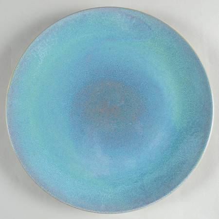 Pearltone Teal 12" Chop Plate (Round Platter)
