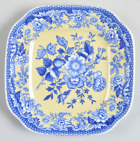 Blue Room Garden Collection (Yellow Background) Appetizer Plate