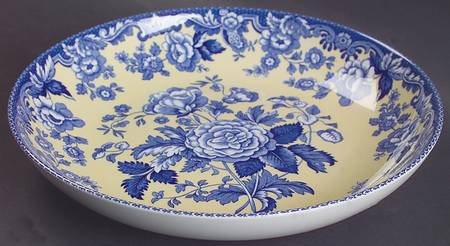 Blue Room Garden Collection (Yellow Background) 8" Individual Pasta Bowl by Spode