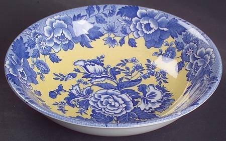 Blue Room Garden Collection (Yellow Background) Coupe Cereal Bowl
