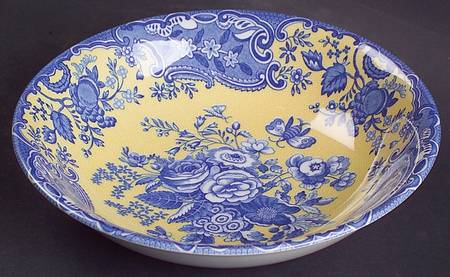 Blue Room Garden Collection (Yellow Background) Coupe Cereal Bowl