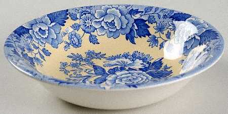 Blue Room Garden Collection (Yellow Background) Ascot Coupe Cereal Bowl by Spode