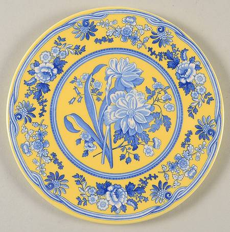 Blue Room Garden Collection (Yellow Background) Trivet by Spode