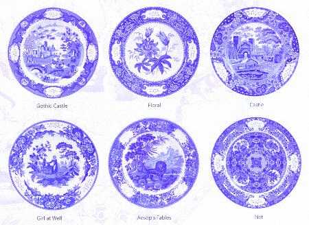 Blue Room Georgian (Pierced) Luncheon Plate