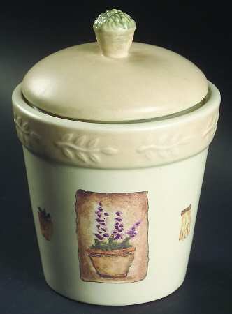 Summer Fields Small Canister & Lid