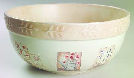 Summer Fields 10" Large Salad Serving Bowl