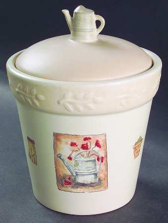 Summer Fields Medium Canister & Lid